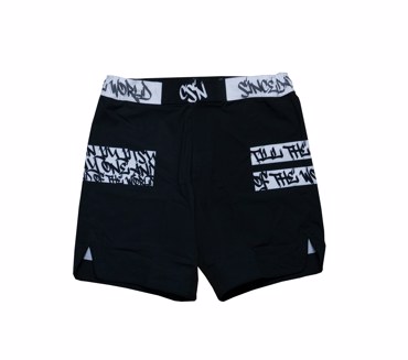 CHOSEN Till The End Fight Shorts-Black
